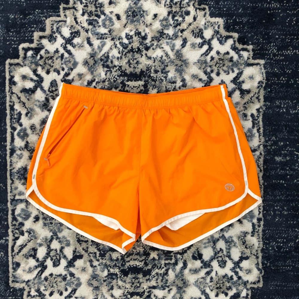 New Tory Sport Orange Athletic Shorts